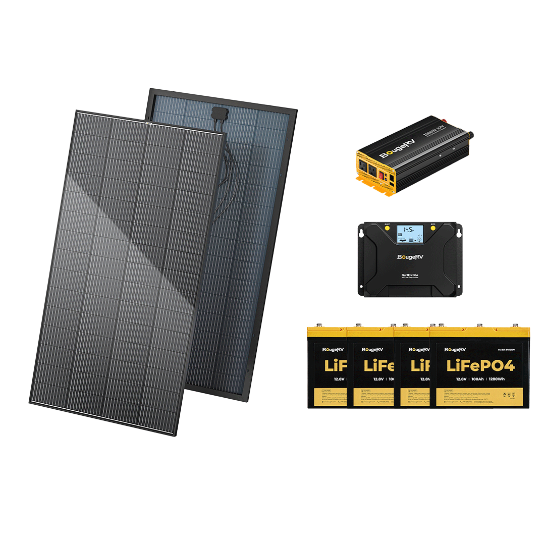 BougeRV 12V 800W High Watt Rigid Kit