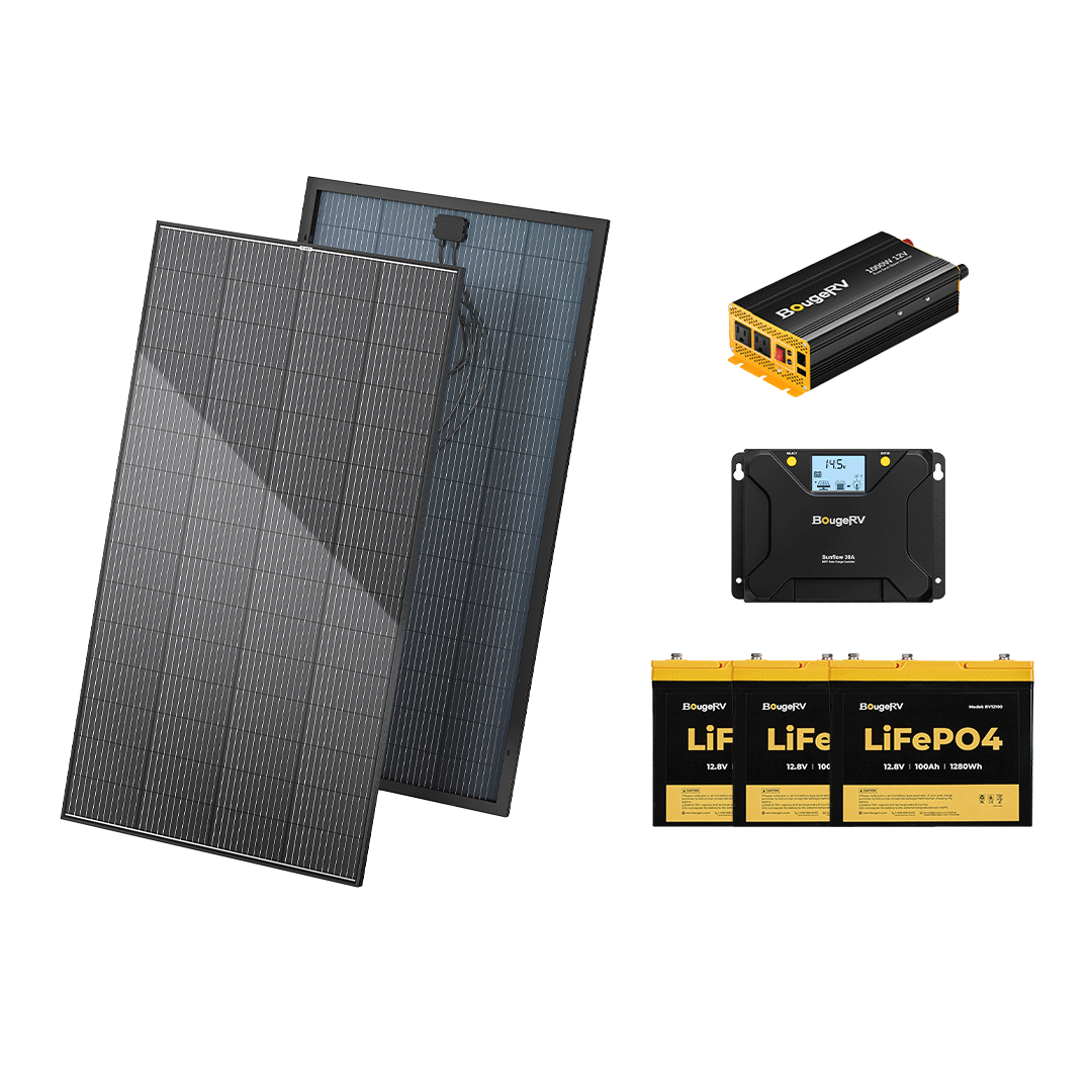 BougeRV 12V 600W High Watt Rigid Kit