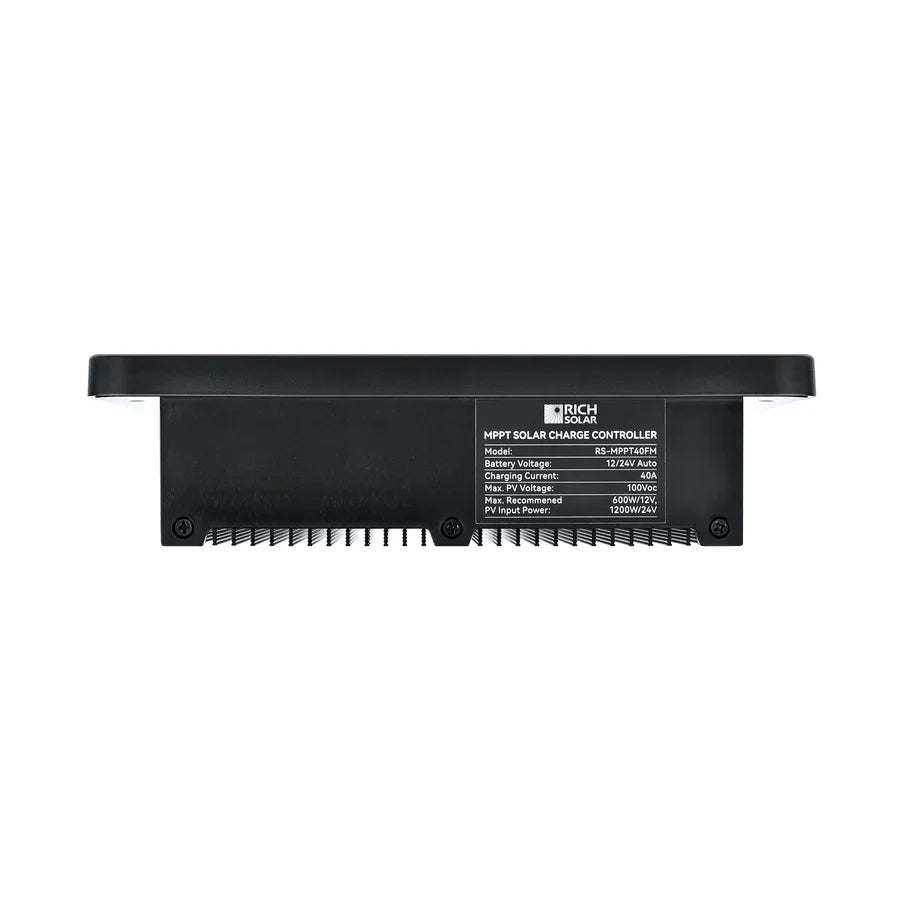 Rich Solar 40 Amp MPPT Flush Mount Solar Charge Controller