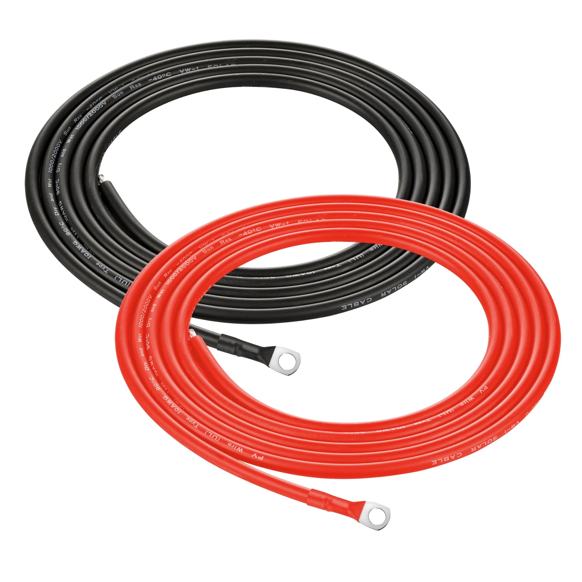 Rich Solar 10 AWG 10 Feet Cable Connect Charge Controller To Battery
