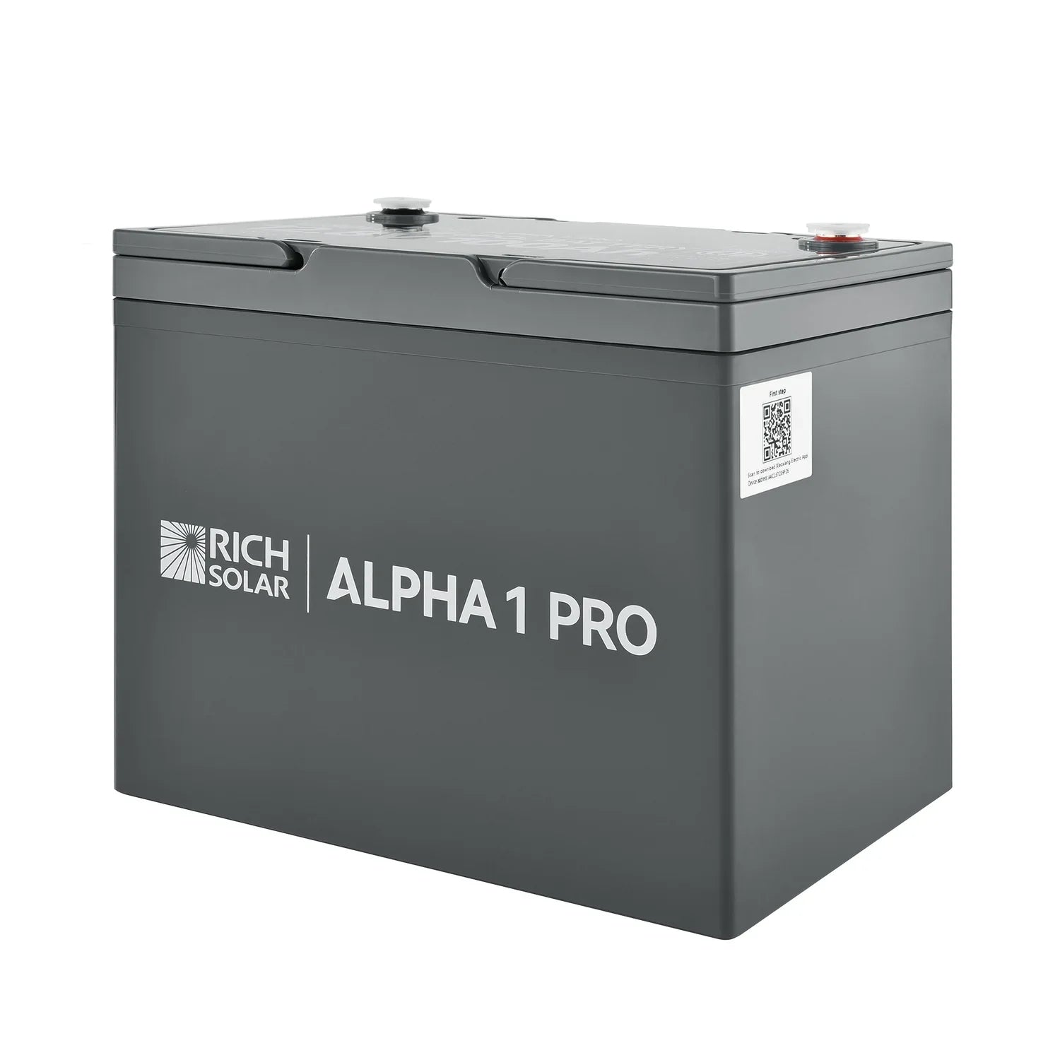 Rich Solar ALPHA 1 PRO 12V 100Ah LiFePO4 Lithium Iron Phosphate Battery