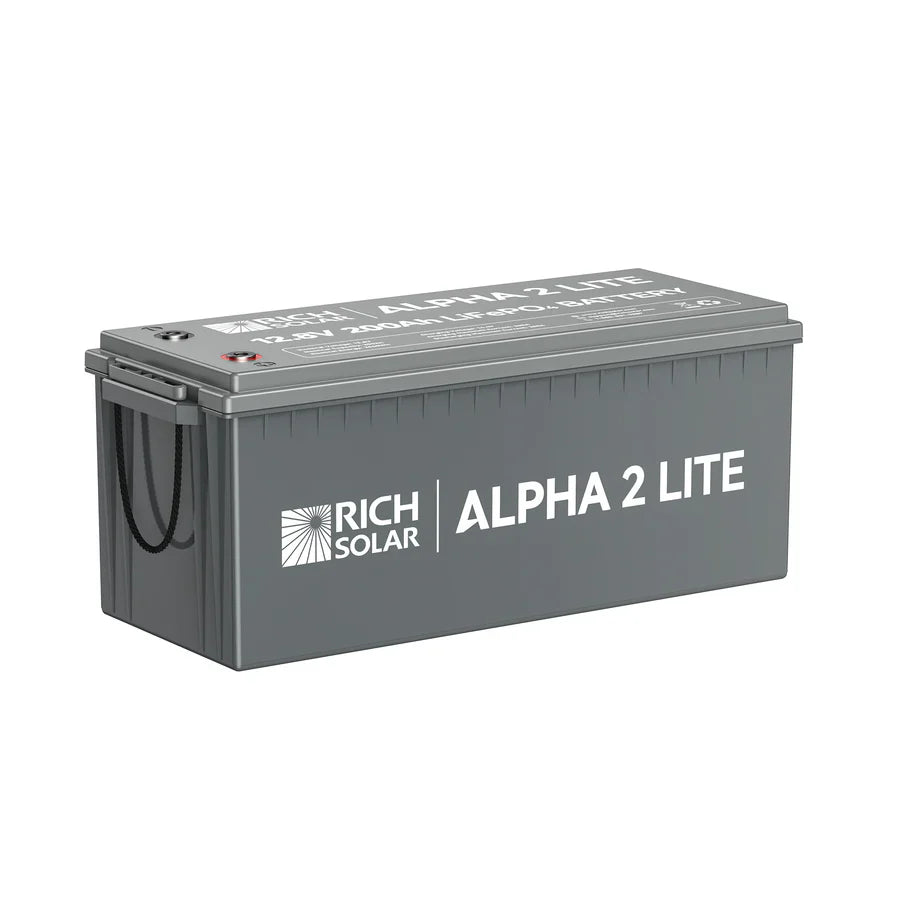 Rich Solar ALPHA 2 LITE 12V 200Ah LiFePO4 Lithium Battery