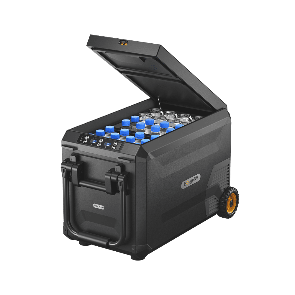 BougeRV ASPEN 30 PRO 34QT Dual Zone 12V Portable Refrigerator