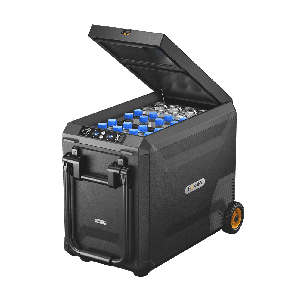 BougeRV ASPEN 40 PRO 43QT Dual Zone 12V Portable Refrigerator