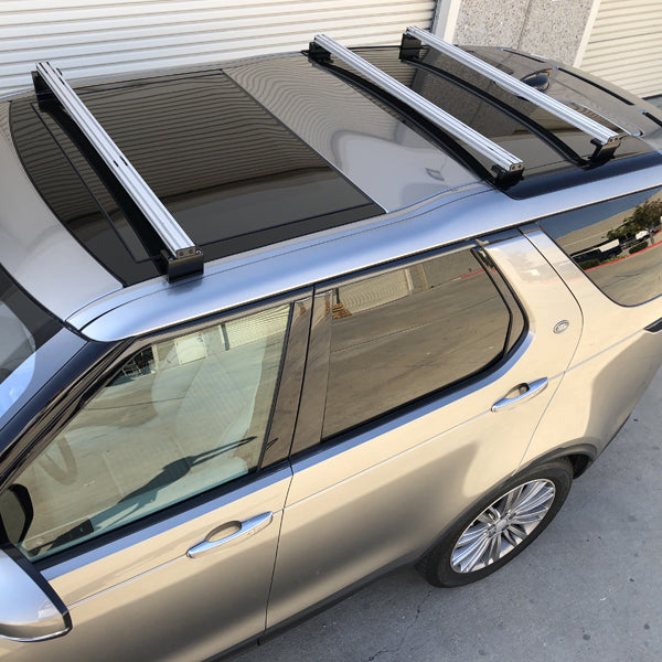 BadAss Tents Low Mount Roof Rail Crossbar System For Land Rover Discovery 2017+