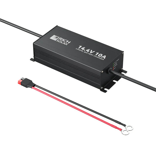 Rich Solar 12V 10A LiFePO4 Battery Charger