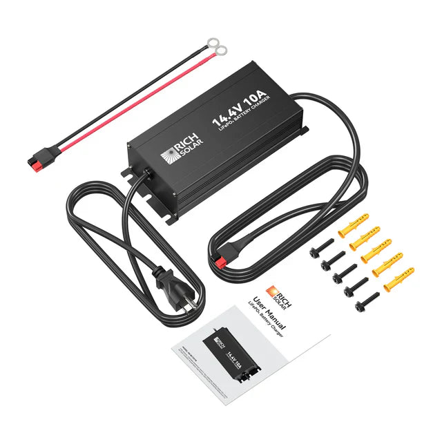 Rich Solar 12V 10A LiFePO4 Battery Charger