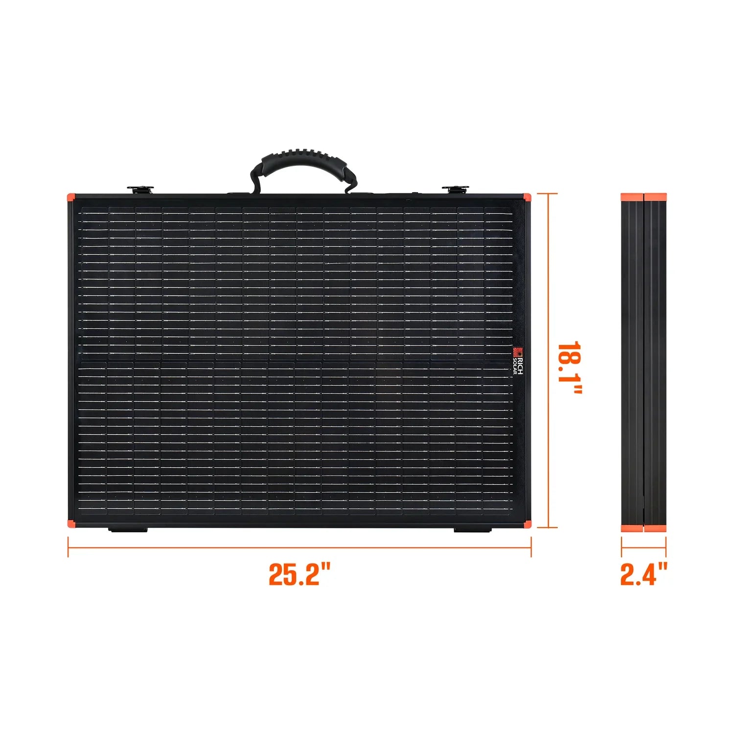 Rich Solar MEGA 100 Watt Briefcase Portable Solar Charging Kit