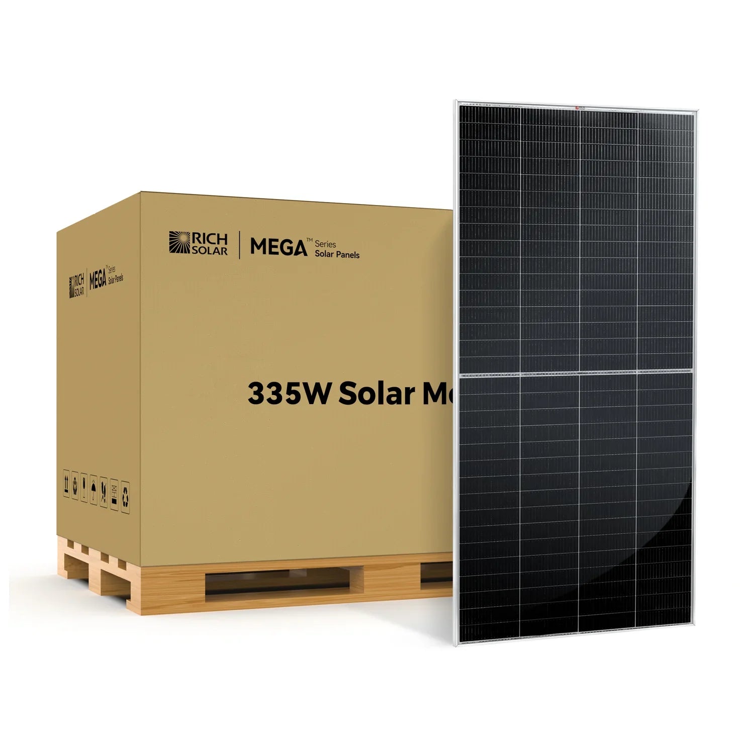 Rich Solar MEGA 335 PRO 335 Watt Monocrystalline Solar Panel