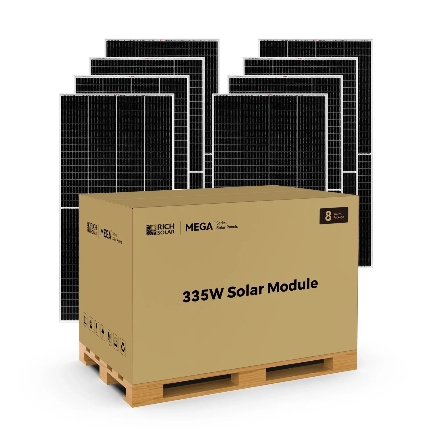 Rich Solar MEGA 335 PRO 335 Watt Monocrystalline Solar Panel