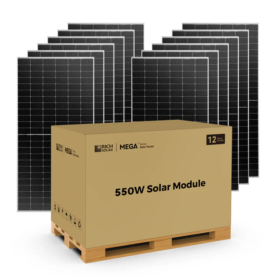Rich Solar MEGA 550 | 550 Watt Rigid Monocrystalline Solar Panel