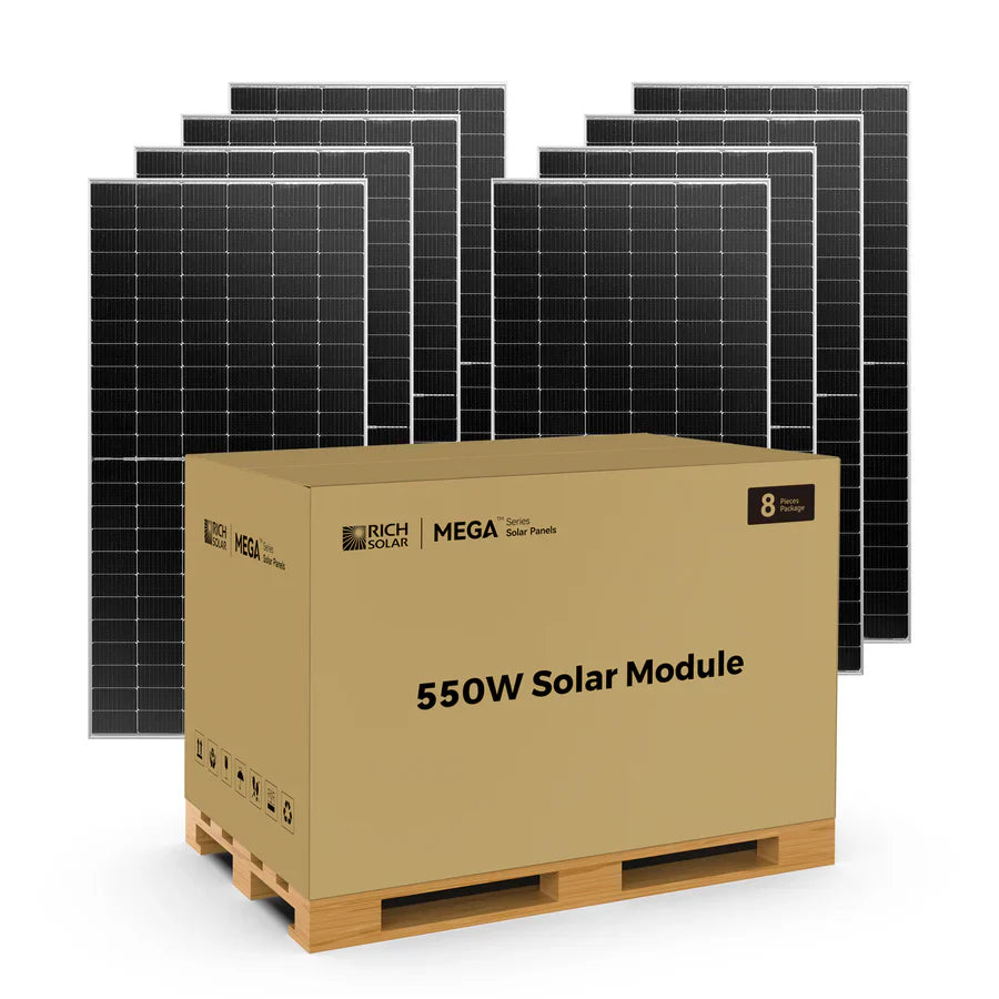 Rich Solar MEGA 550 | 550 Watt Rigid Monocrystalline Solar Panel