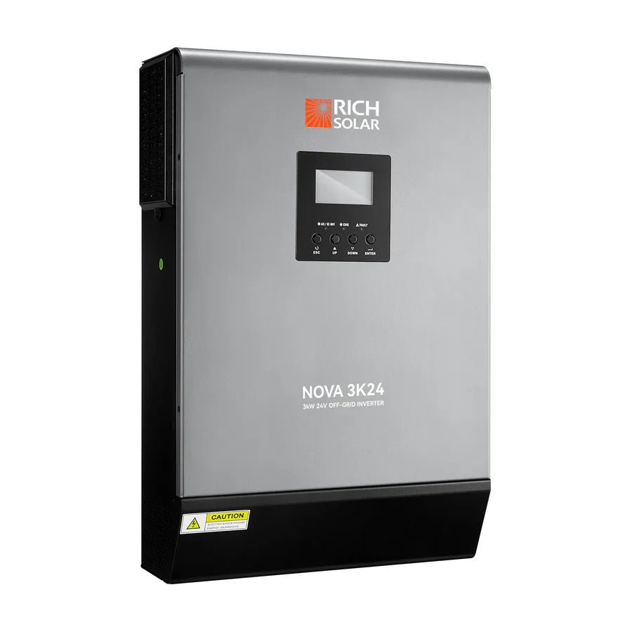Rich Solar NOVA MAX 3K 3000W 24V Hybrid Solar Inverter