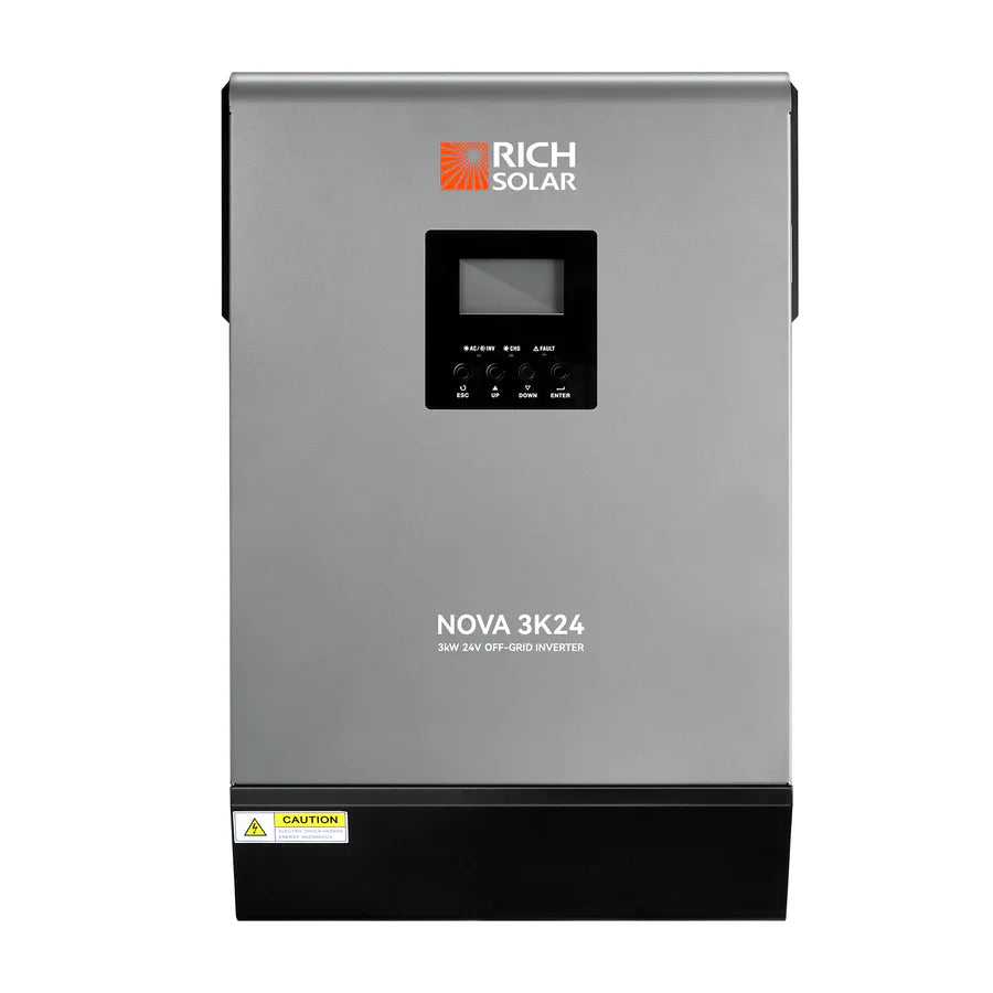 Rich Solar NOVA MAX 3K 3000W 24V Hybrid Solar Inverter