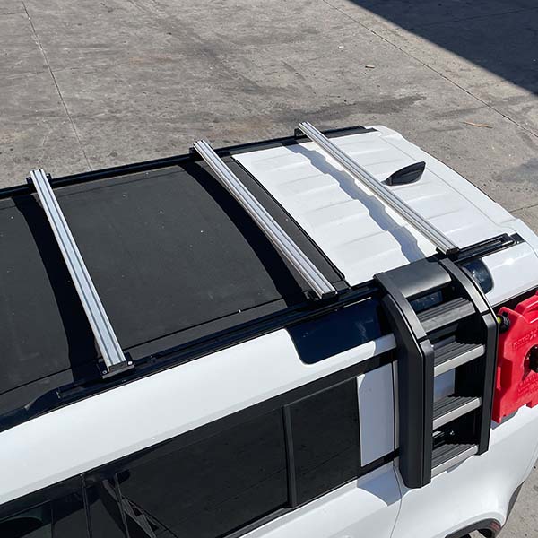 BadAss Tents Low Mount Roof Rail Crossbar System For Land Rover New Defender 2020-22