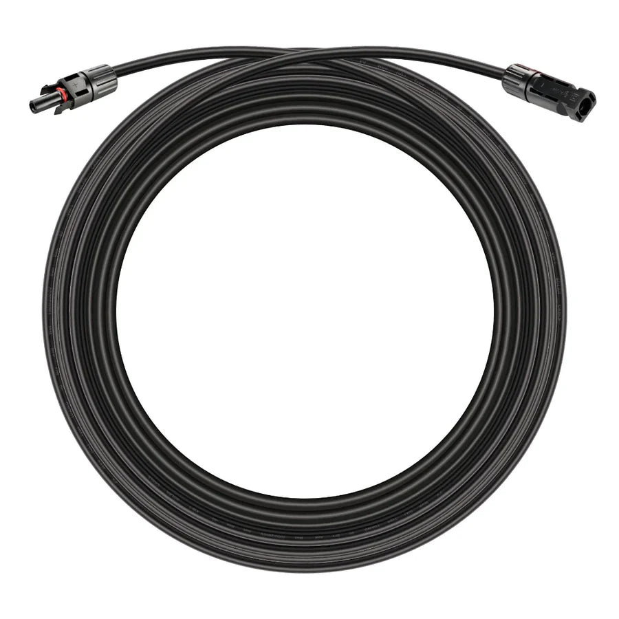 Rich Solar 10 Gauge (10AWG) 30 Feet Solar Panel Extension Cable Wire With Solar Connectors