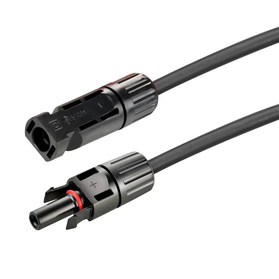 Rich Solar 10 Gauge (10AWG) 30 Feet Solar Panel Extension Cable Wire With Solar Connectors