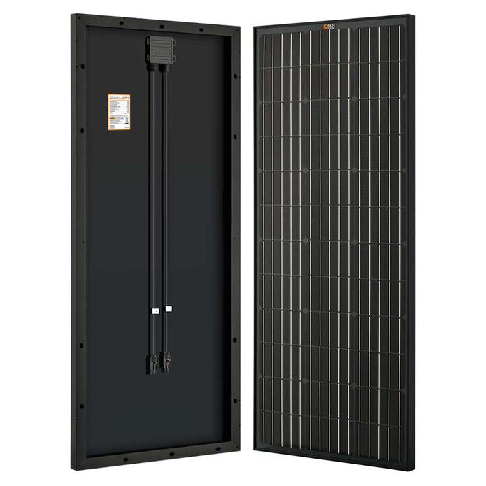 Rich Solar - 100 Watt 12V Mono Solar Panel Black