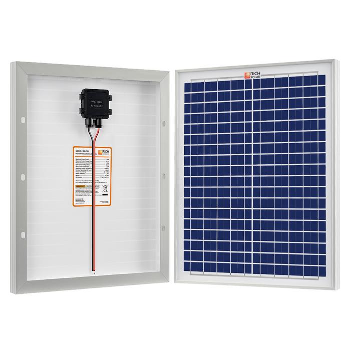 Rich Solar - 20 Watt 12V Poly Solar Panel