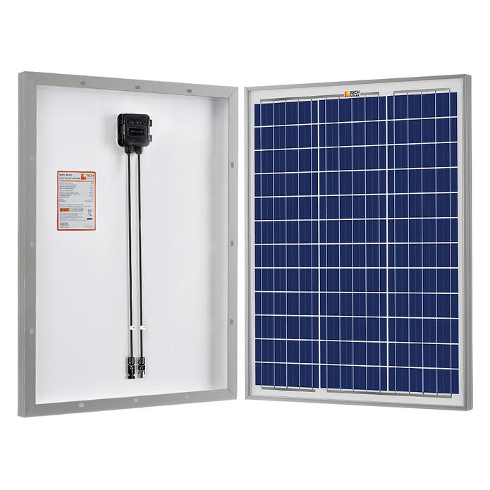 Rich Solar - 50 Watt 12V Poly Solar Panel