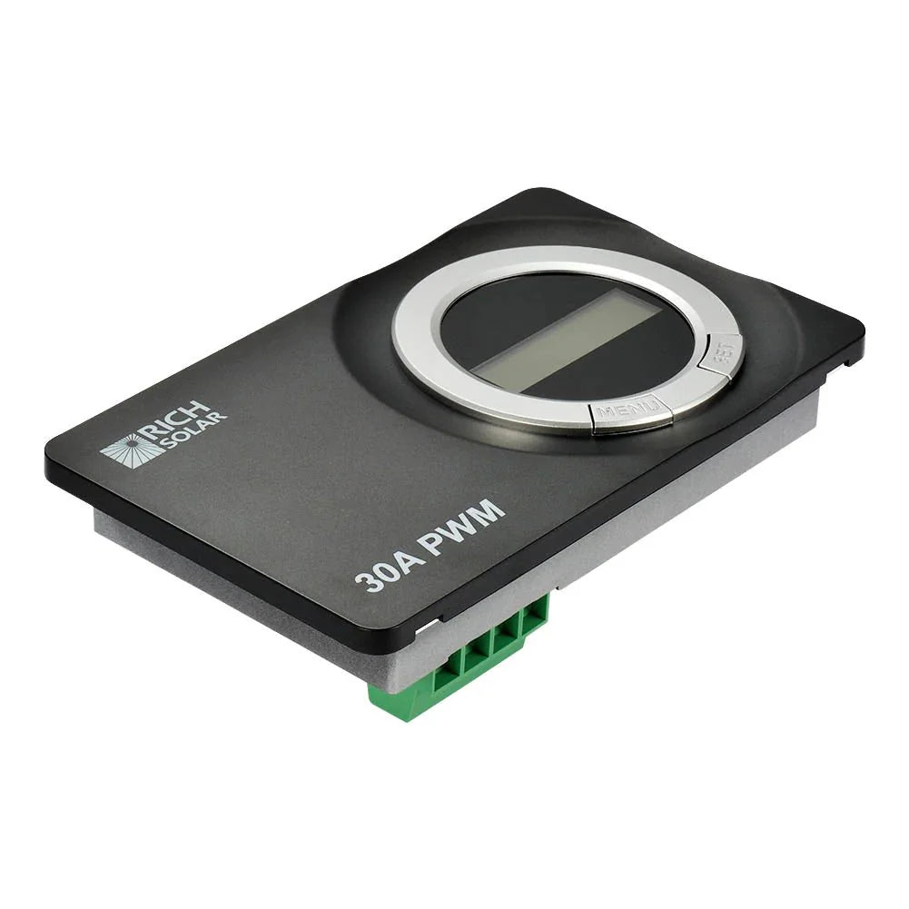 Rich Solar 30 Amp Solar Charge Controller Flush Mount