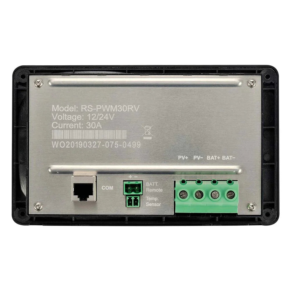 Rich Solar 30 Amp Solar Charge Controller Flush Mount