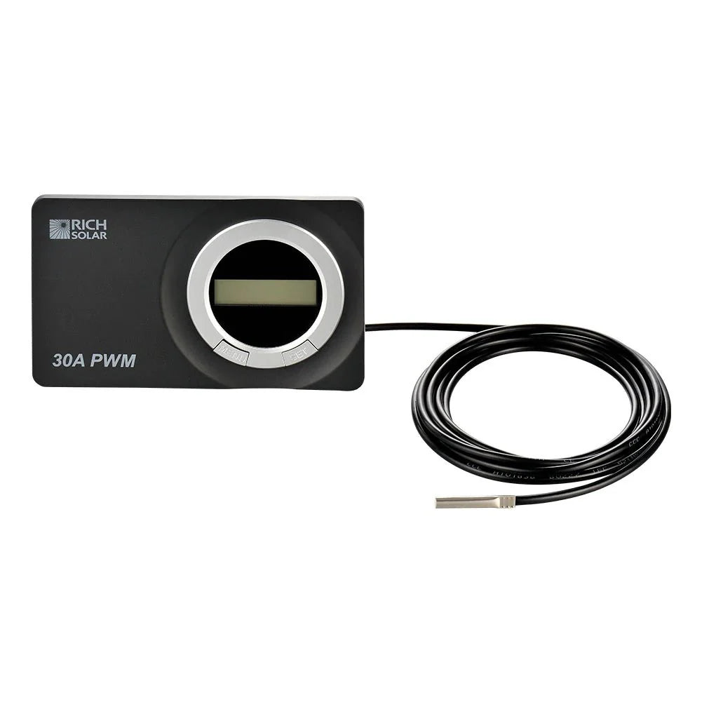 Rich Solar 30 Amp Solar Charge Controller Flush Mount