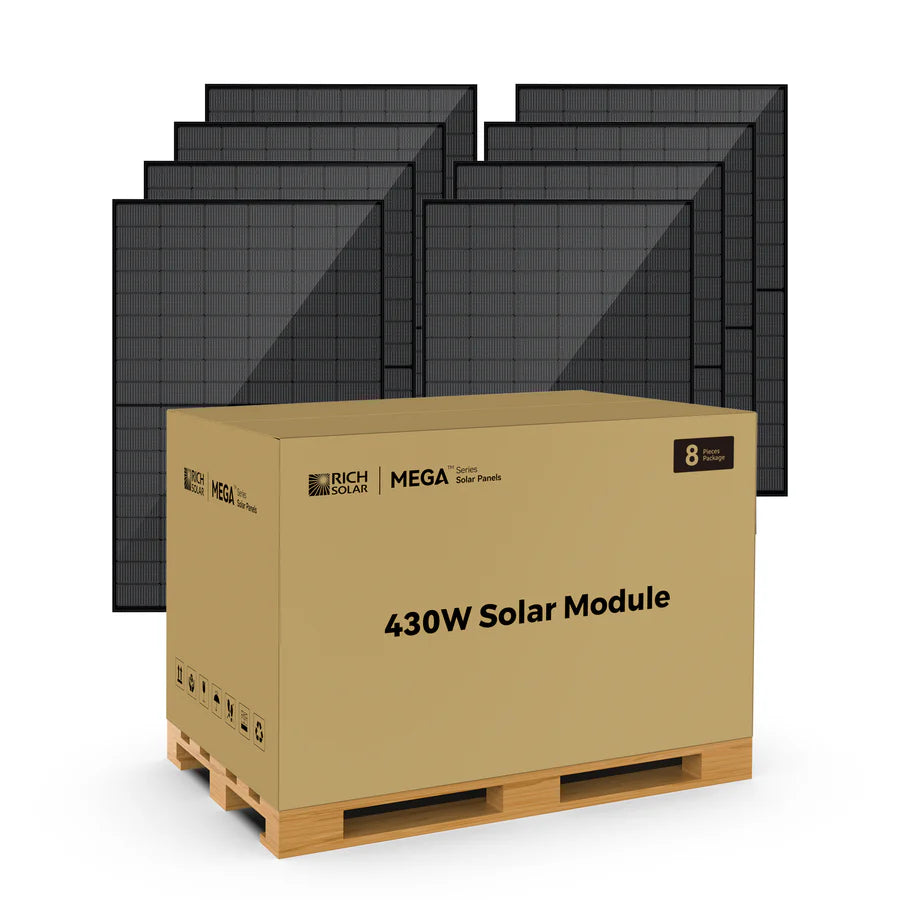 Rich Solar MEGA 430W Bifacial N-Type Solar Panel