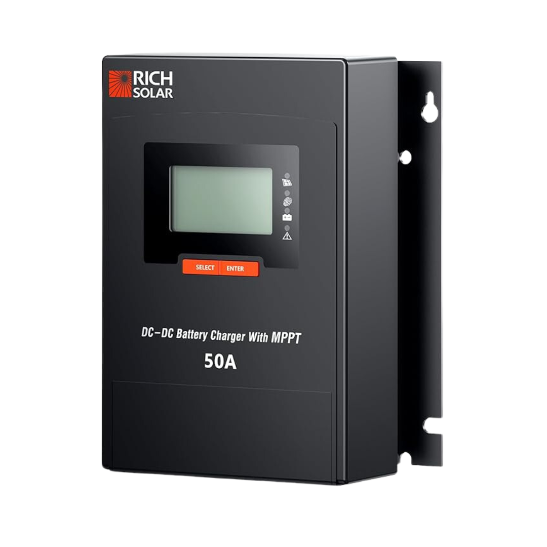 Rich Solar 50 Amp DC to DC Lithium Battery Alternator Charger with MPPT