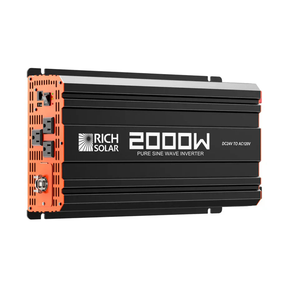 Rich Solar NOVA PURE MAX 2K 2000 Watt 24V Industrial Pure Sine Wave Inverter
