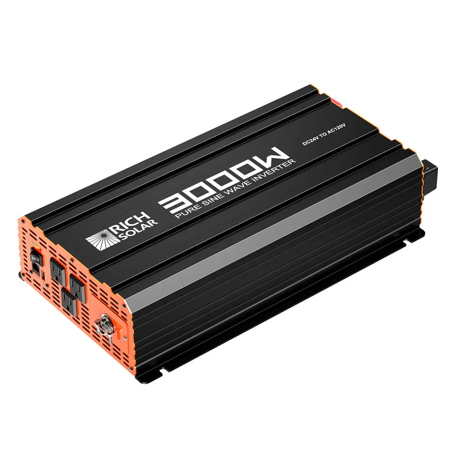Rich Solar NOVA PURE MAX 3K 3000 Watt 24V Industrial Pure Sine Wave Inverter
