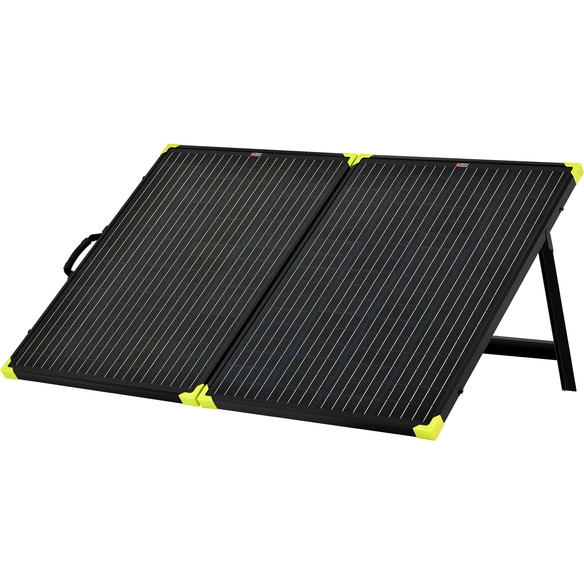 Rich Solar - 200 Watt 12V Portable Solar Panel Black Briefcase