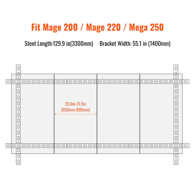 Rich Solar Solar Ground Mount Fits MEGA 200/MEGA 220/MEGA 250