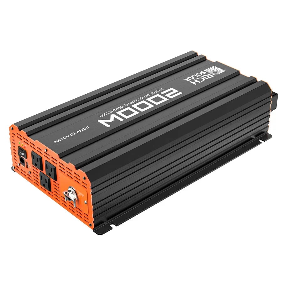 Rich Solar NOVA PURE MAX 2K 2000 Watt 24V Industrial Pure Sine Wave Inverter