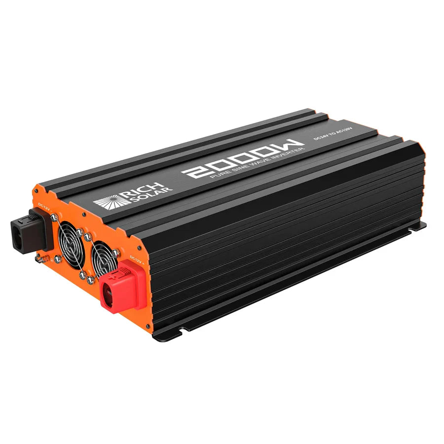 Rich Solar NOVA PURE MAX 2K 2000 Watt 24V Industrial Pure Sine Wave Inverter