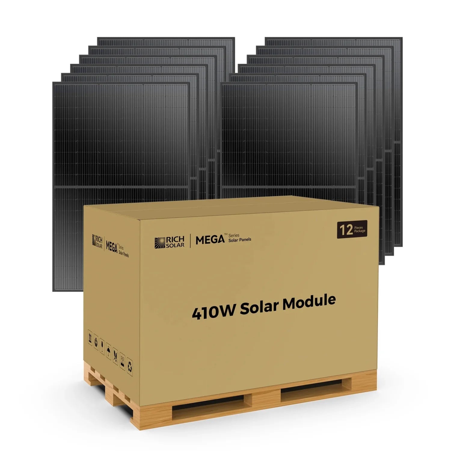 Rich Solar MEGA 410 Watt Monocrystalline PERC Solar Panel